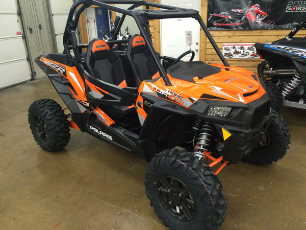 Orange Polaris RZR XP Turbo Jensen Brothers offroad