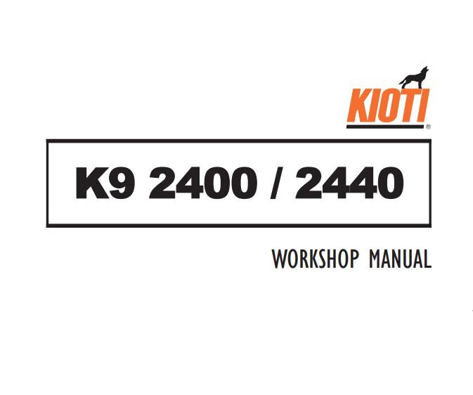 Kioti Daedong K9 2400 Shop Manual